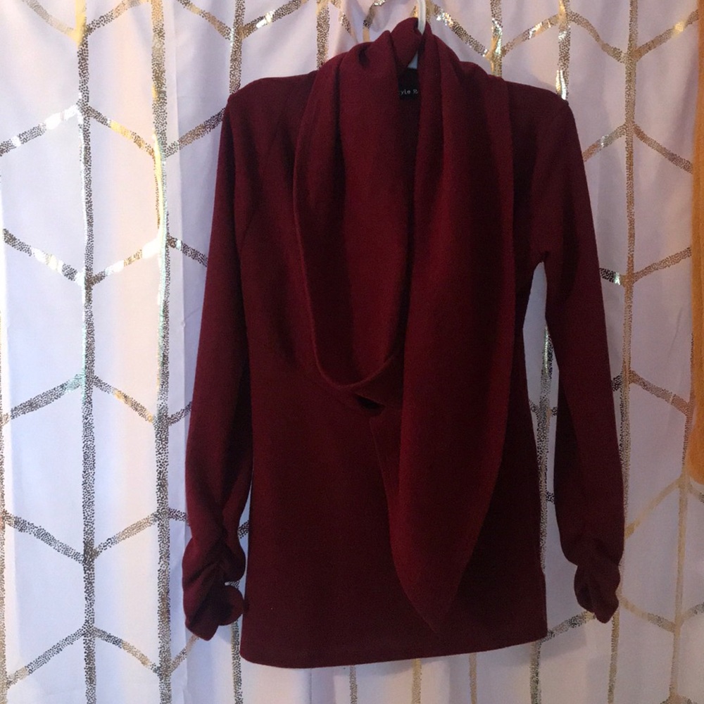 Dark Red Sweater